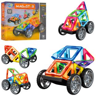 Конструктор магнитный MAGniSTAR Транспорт LT3001