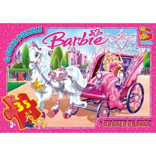 Пазли  G-Toys із серії Barbie, 35 елементів BA006   в Україні