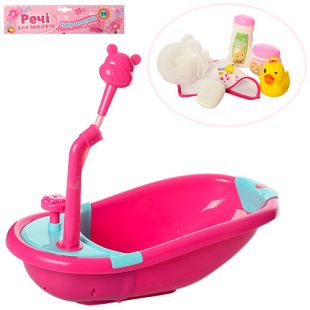 Ванночка для куклы Limo Toy с аксессуарами M 3836-08