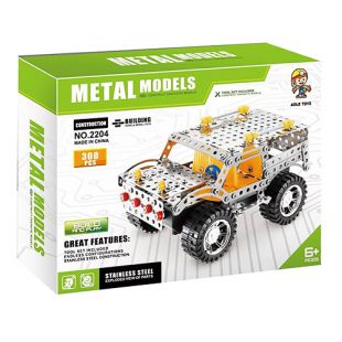 Конструктор металевий Aole Toys джип 2204