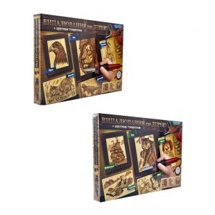 Набор для творчества Danko Toys Обжиг по дереву WD-01-01U,WD-01-02U