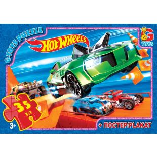 Пазли G-Toys із серії "Hot Wheels", 35 елементів FW700   замовити