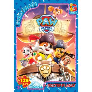 Пазли G-Toys із серії Paw Patrol (Цуценячий патруль), 117 елементів PW0827  купити