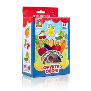 Игра настольная Vladi Toys Мой маленький мир Фрукты, Овощи VT3106-11