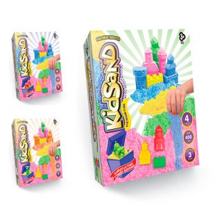 Кінетичний пісок Danko Toys KidSand 400 г KS-04-01,02,03U
