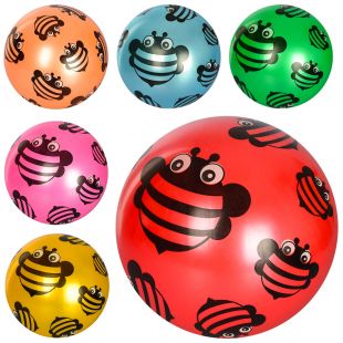 Мяч детский Rubber ball Пчела в ассортименте MS 1903