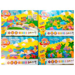 Набір креативної творчості Danko Toys Тiсто для лiпки Master Do 4 ТЕМИ TMD-07-01U,02U,03U,04U