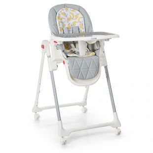 Стульчик для кормления El Camino Crystal ME 1037 Banana Gray