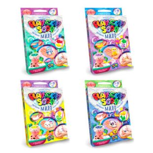 Набор креативного творчества Danko Toys Пластилиновое Мыло PLAY CLAY SOAP малый (32) PCS-02-01U,02U,03U,04U