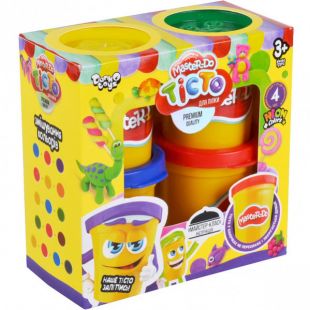 Набор креативного творчества Danko Toys Тесто для лепки Master Do 4 банки TMDB-01-03U