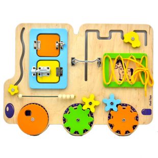 Бізіборд Vladi Toys дерево ZB3001-01