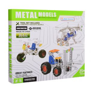 Конструктор металевий Aole Toys 3в1 Гелікоптер 3118