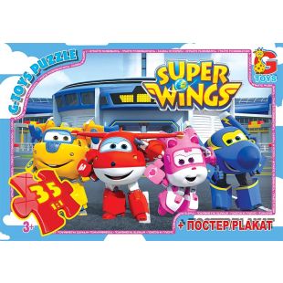 Пазли G-Toys із серії Супер крила, 35 елементів UW225   замовити