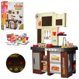 Детская кухня, мойка, духовка, плита, посуда, продукты 922-102