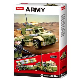Конструктор SLUBAN Army військова техніка, фігурка, 118 деталей M38-B0782A