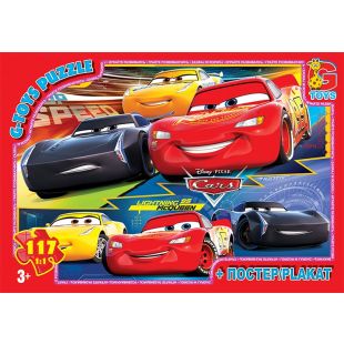 Пазли G-Toys із серії Тачки, 117 елементів Z10198  купити