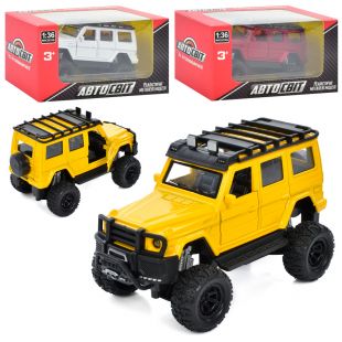 Машинка АвтоСвіт металлическая 1:36, в ассортименте AS-2036
