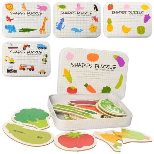 Дерев'яні Пазли, мікс видів MD 2335