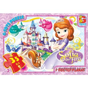 Пазл G-Toys София прекрасна 35 элементов SF013