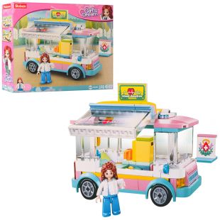 Конструктор SLUBAN Girls Dream Автобус медичної допомоги M38-B0797