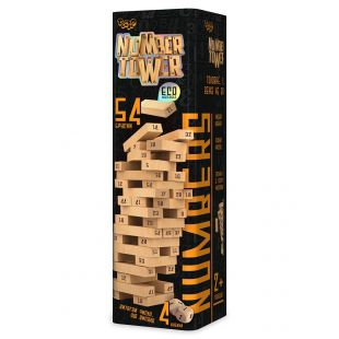 Развивающая настольная игра Danko Toys NUMBER TOWER NT-01U