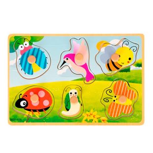 Дерев'яні пазли Tree Toys Комахи MD 2396