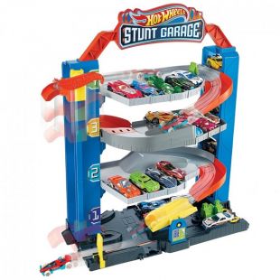 Чотирьохповерховий гараж для машинок Hot Wheelsкупити