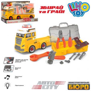 Конструктор на шурупах Limo Toy машина, набор инструментов KB 043