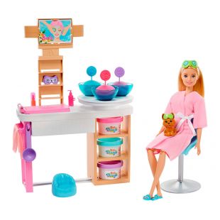 Игровой набор Barbie СПА-салон GJR84