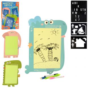 Дошка для малювання Limo Toy 2в1 Малюй світлом в асортименті SK 0018 ABC