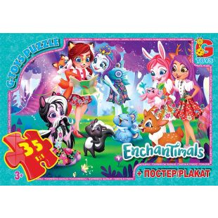 Пазли G-Toys із серії "Enchantimals", 35 елементів EA200  купити