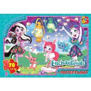 Пазли G-Toys із серії "Enchantimals", 70 елементів EA203   в Україні