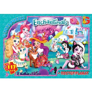Пазли G-Toys із серії "Enchantimals", 117 елементів EA205   в Україні