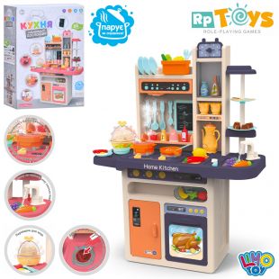 Детская кухня Limo Toy мойка, духовка, плита, посуда, продукты 889-161