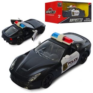 Машинка АвтоСвіт полиция, металлическая, 1:32, в ассортименте AS-2752