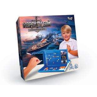 Настольная развлекательная игра Danko Toys Морской бой. Strategическая игра G-MB-02