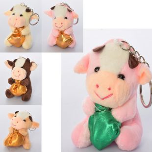 Мягкая игрушка корова, брелок, микс цветов MP 2153