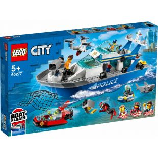 Конструктор LEGO City Поліцейський патрульний човен 60277