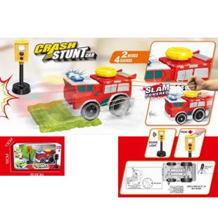 Машинка Crash Stunt Car со светофором A2222-32