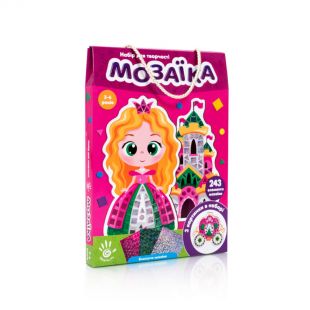 Набор для творчества Vladi Toys Блестящая мозаика. Принцесса VT4511-05