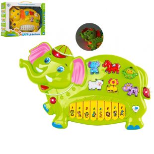 Дитяче іграшкове піаніно дитяче Limo Toy Слоник в асортименті FT 0012