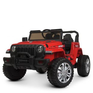 Електромобіль дитячий Bambi Racer джип на радіокеруванні, червоний M 4557EBLR-3