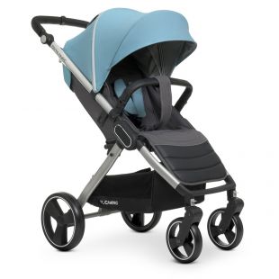 Коляска детская El Camino DYNAMIC v.2 голубая ME 1053 Brittany Blu