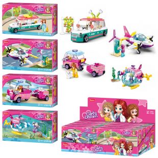 Конструктор SLUBAN Girls Dream Транспорт в асортименті M38-B0921