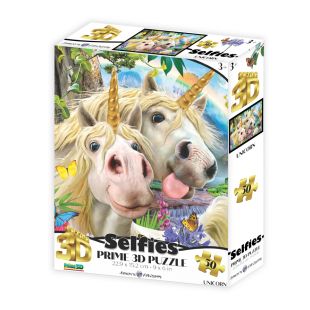 Пазли PRIME 3D Selfies єдинороги 31013