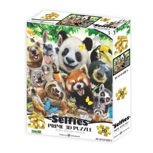 Пазли PRIME 3D тварини 50 деталі 31017