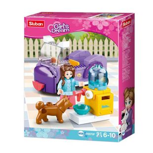 Конструктор SLUBAN Girls Dream Машинка, кулер M38-B0970F