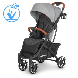 Коляска детская El Camino LOONA серая ME 1090L Gray