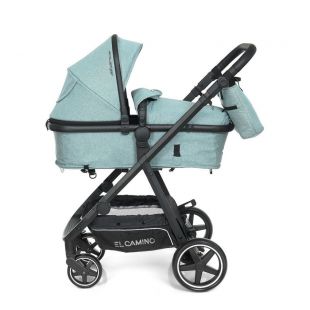 Коляска детская El Camino ALLIANCE трансформер голубая Me 1069 Denim Ash Bl