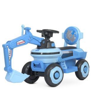 Электромобиль детский Bambi Racer трактор, синий M 4616L-4